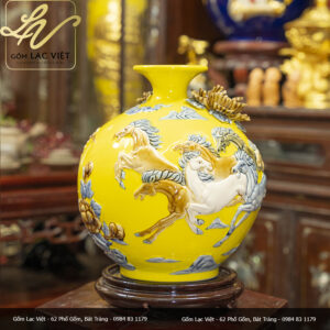 Bình hút Tài Lộc Mã đáo Thành Công